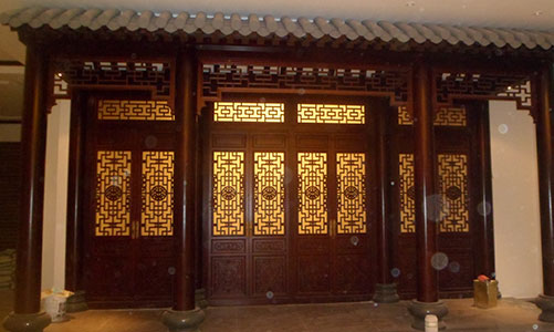 衡南传统仿古门窗浮雕技术制作方法